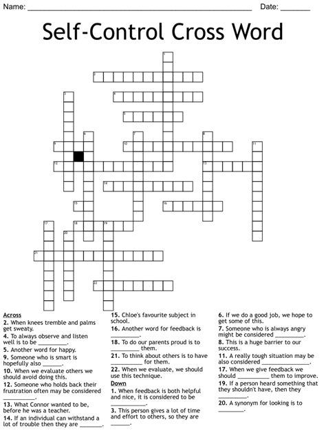 Period to recharge alone. . Self focused period crossword clue